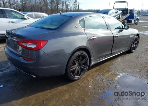 2015 Maserati Quattroporte S Q4 z USA, uszkodzony, nr VIN ZAM56RRA5F1134263